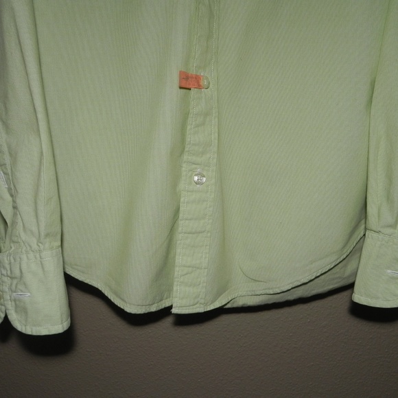 J. Crew green long sleeve dress shirt slim fit Med - Picture 4 of 6